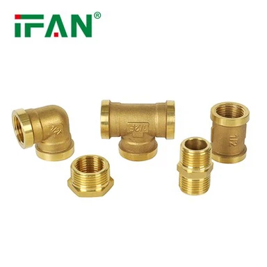 Gevind Vand Messing Rørfittings